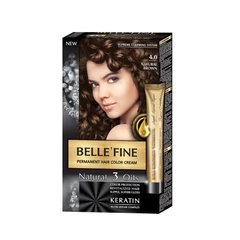 Крем-боя за коса Belle`Fine № 4.0 - натурално-кафяв